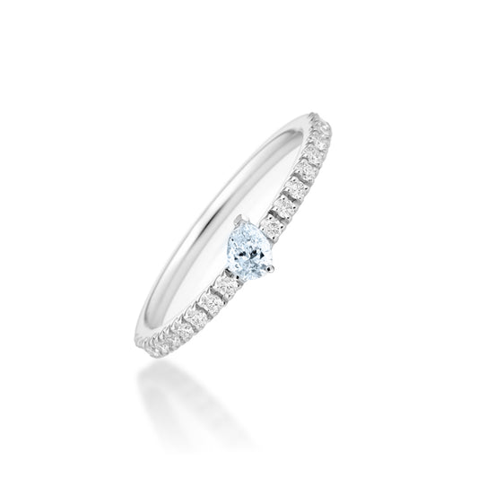 Sapphire Drop Ring