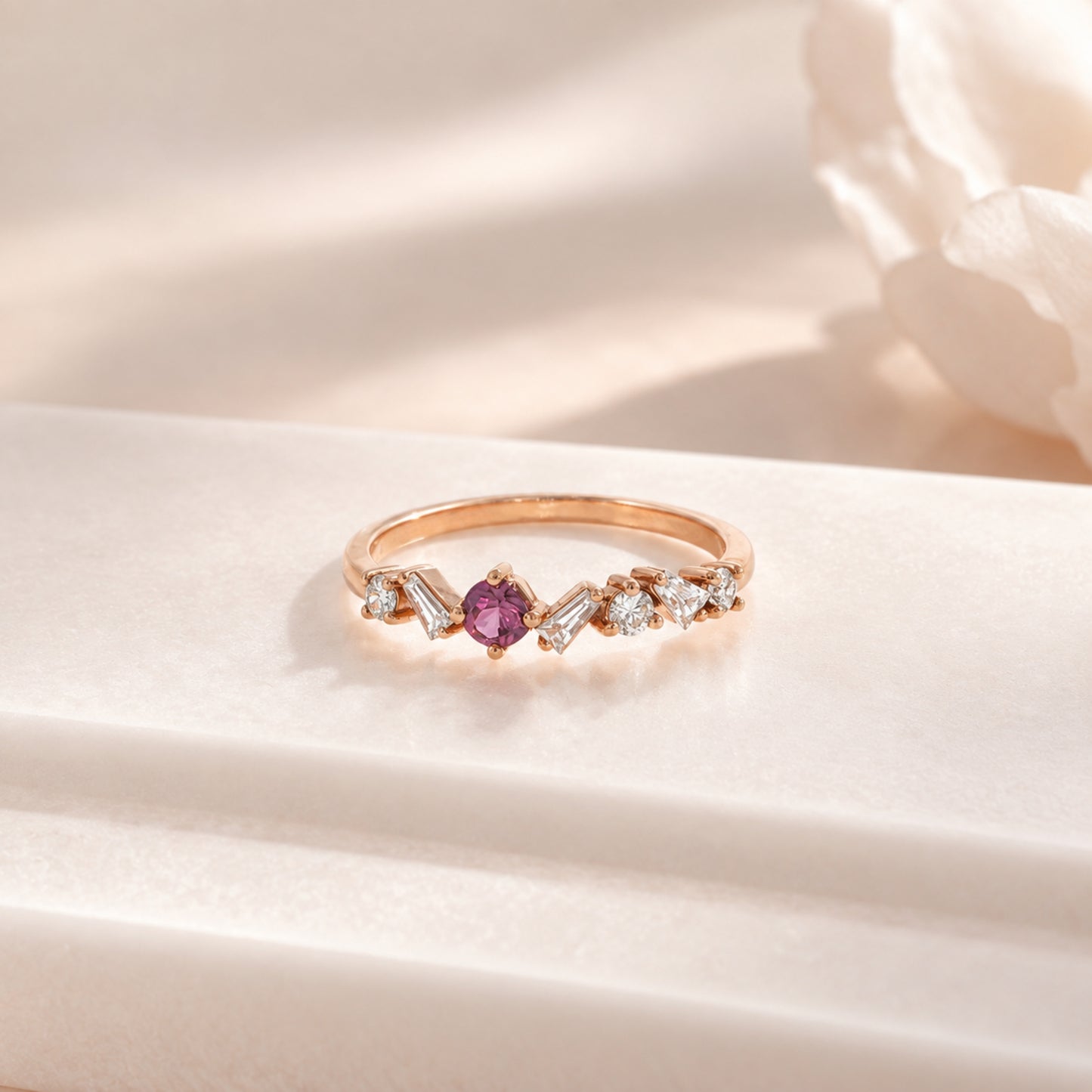 Pink Star Ring