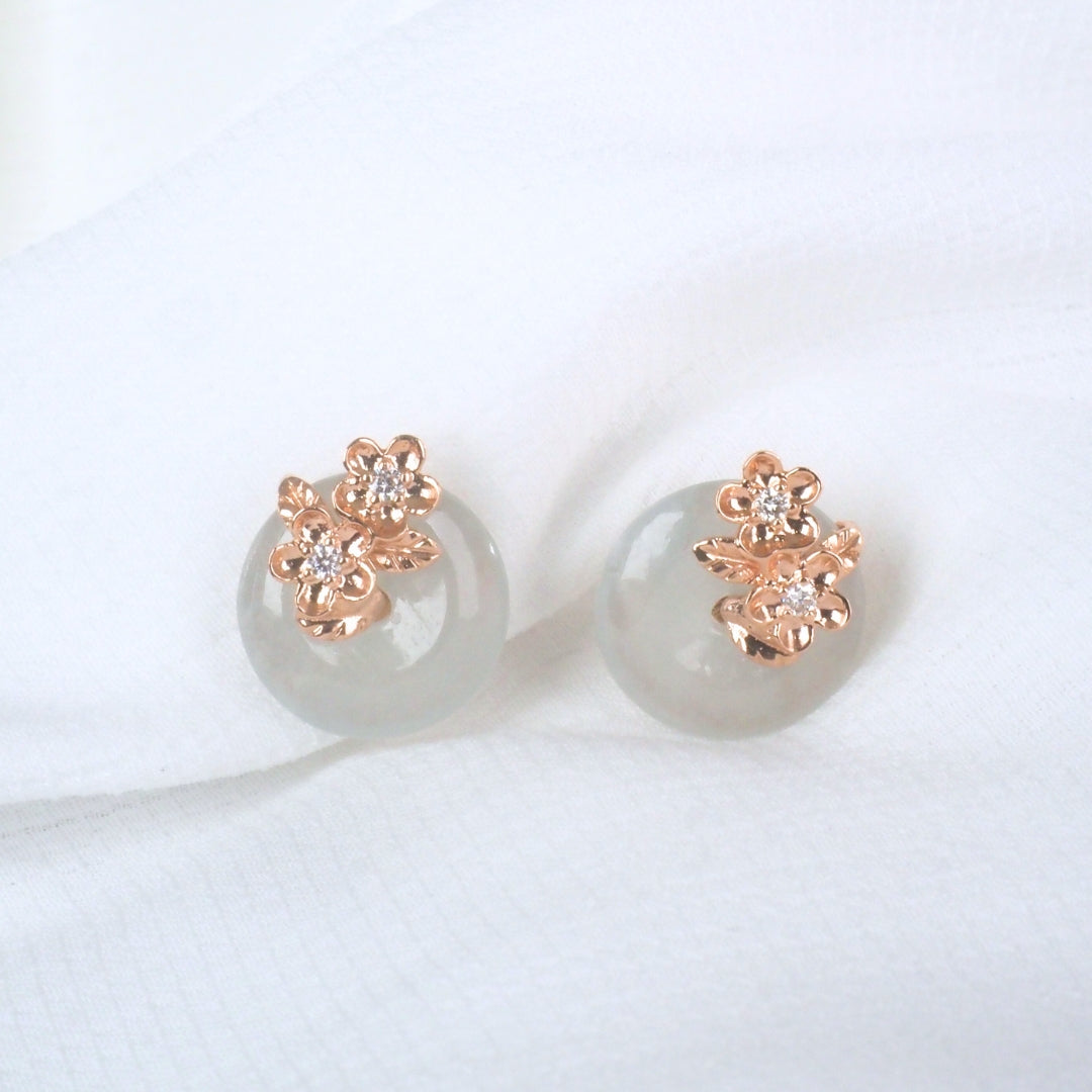 Springbloom Icy Jade Studs