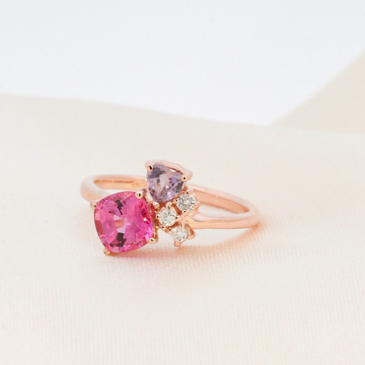 Pink Spinel Ring