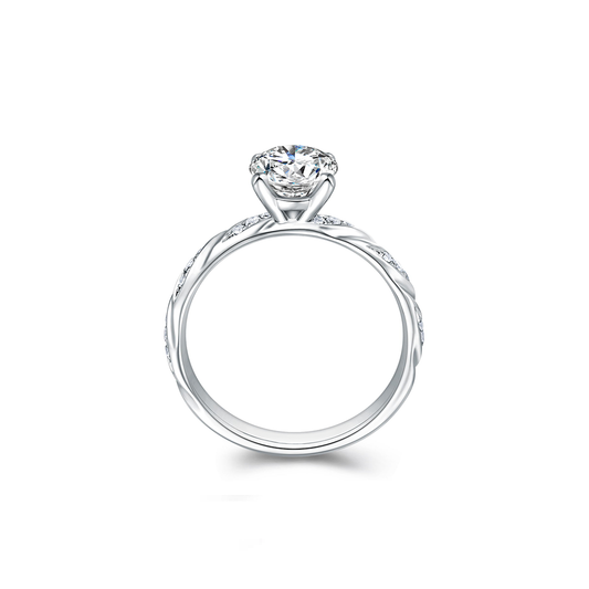 Whispering Hearts Engagement Ring