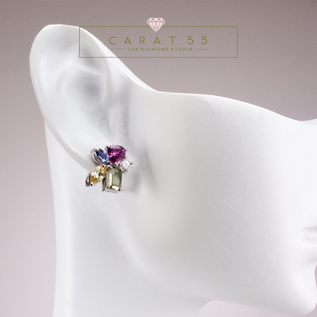 Sapphire Mirage Earrings