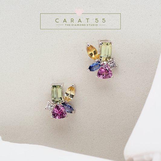 Sapphire Mirage Earrings