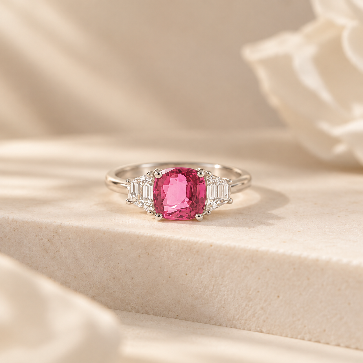 Pink Sapphire Ring