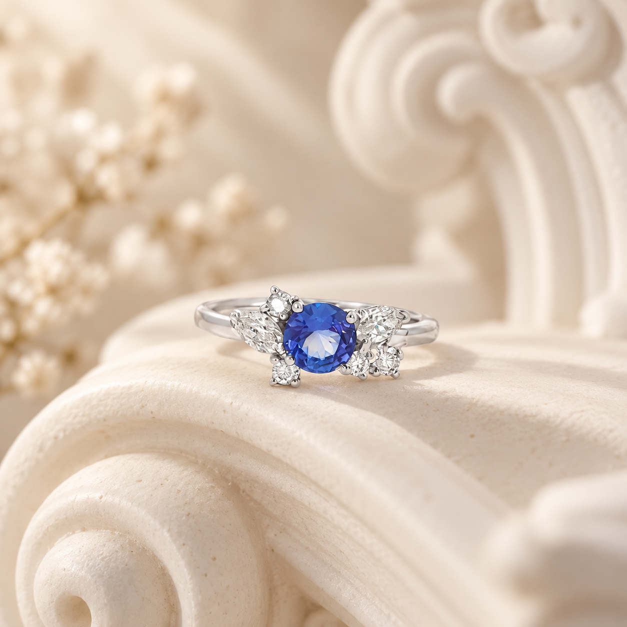 Midnight Bloom Ring