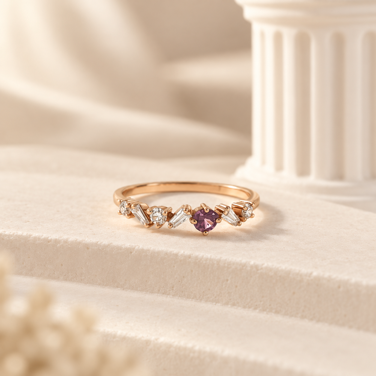Purple Star Ring