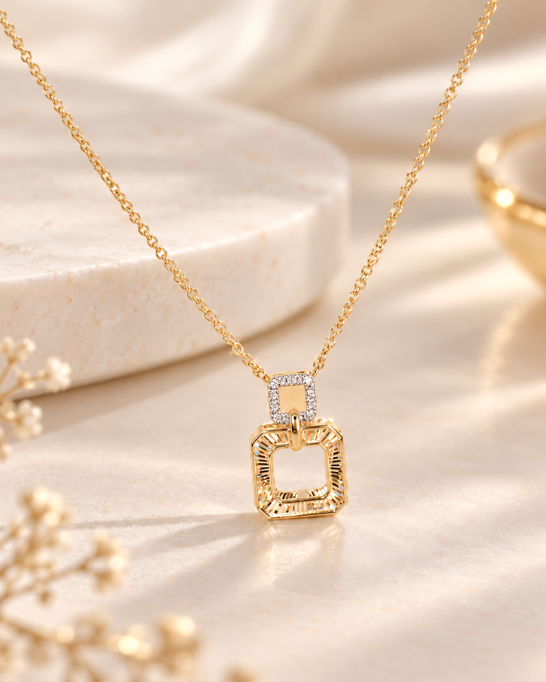 MUSE Square Radiance Necklace