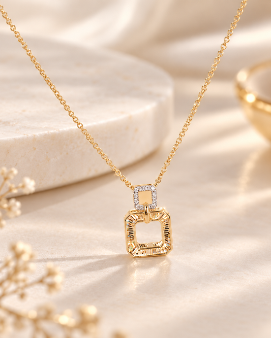 MUSE Square Radiance Necklace