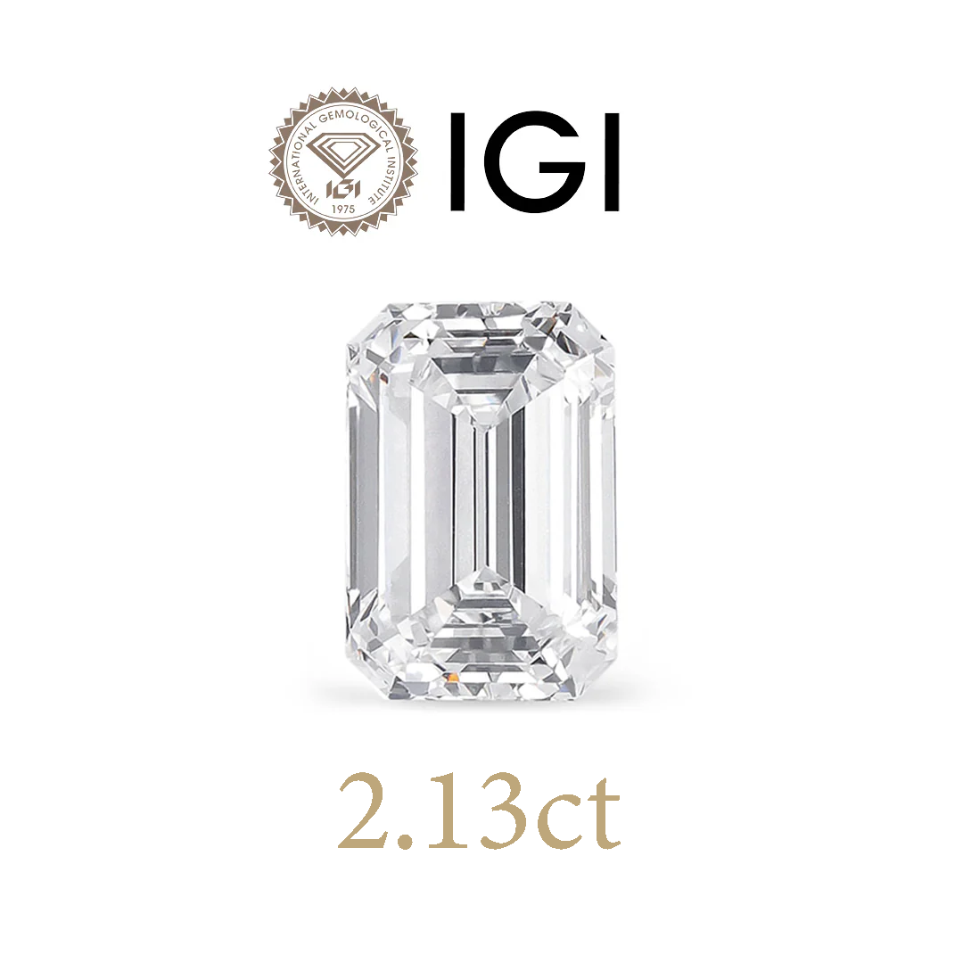 2.13ct Lab-Grown Emerald Diamond
