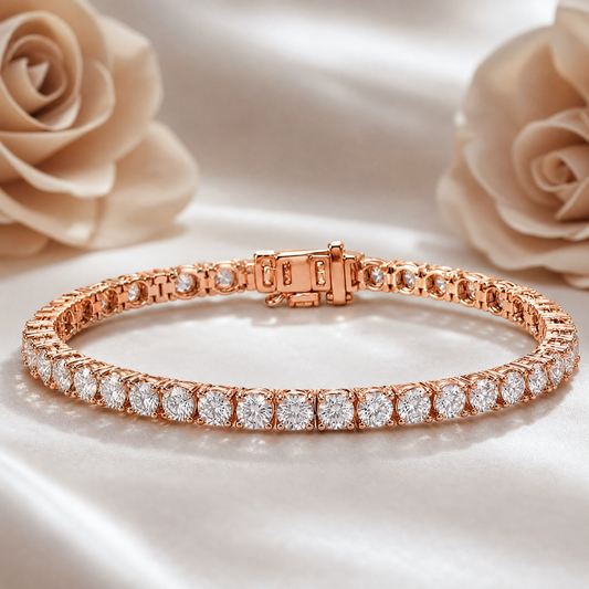 Lab-Grown Diamonds Full Tennis Bracelet (9ct)