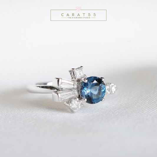 Blue Comet Ring