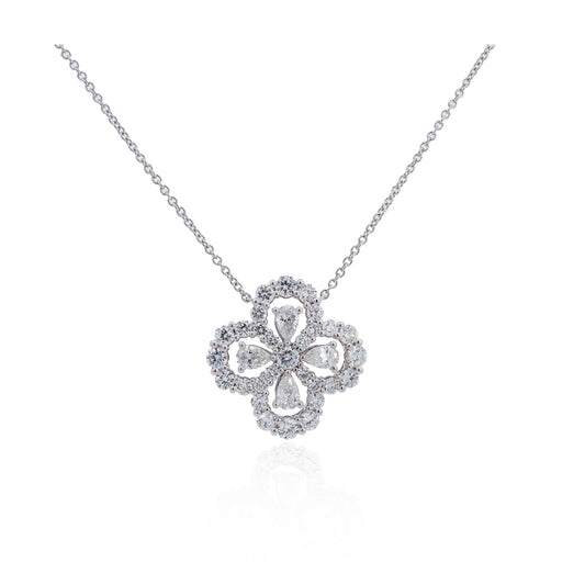 Clover Lab-Grown Diamond Necklace