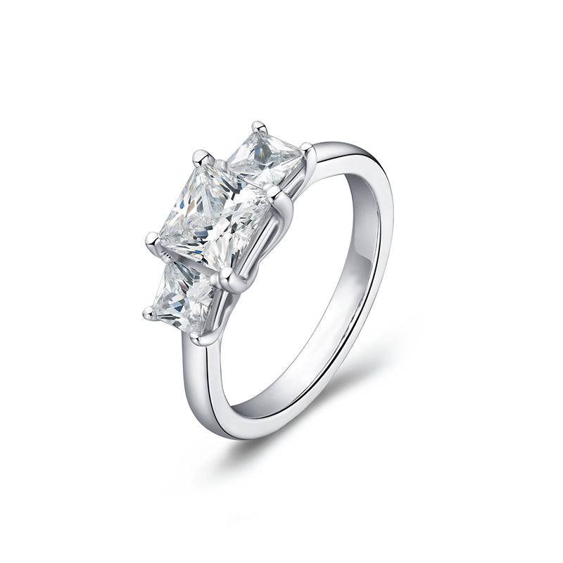 Trio princess sales cut engagement rings