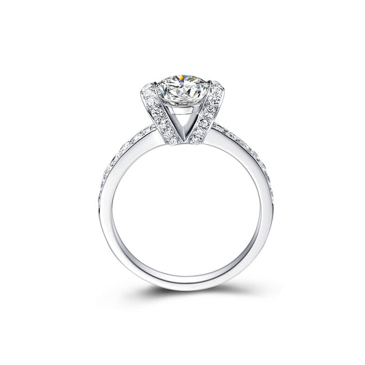 Ribboned Diamond Ring