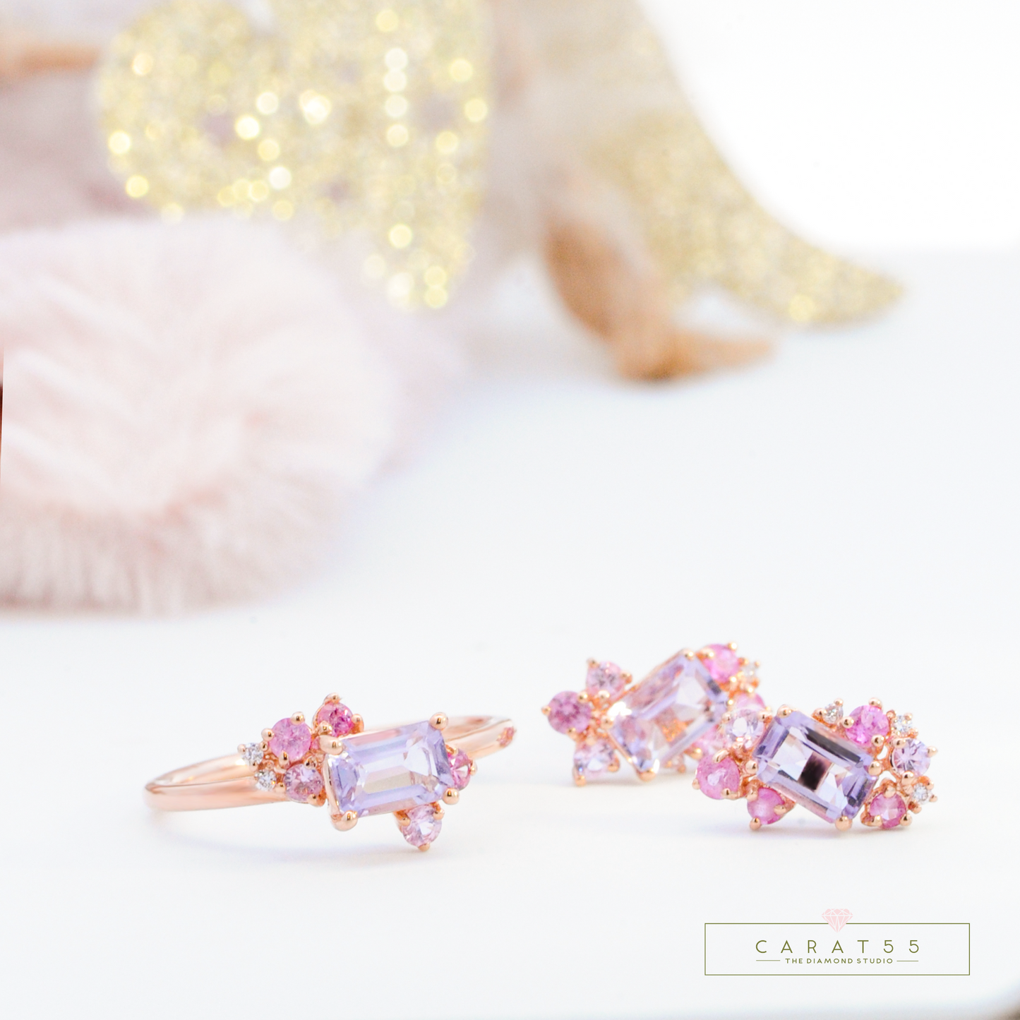 Lilac Bloom Earring