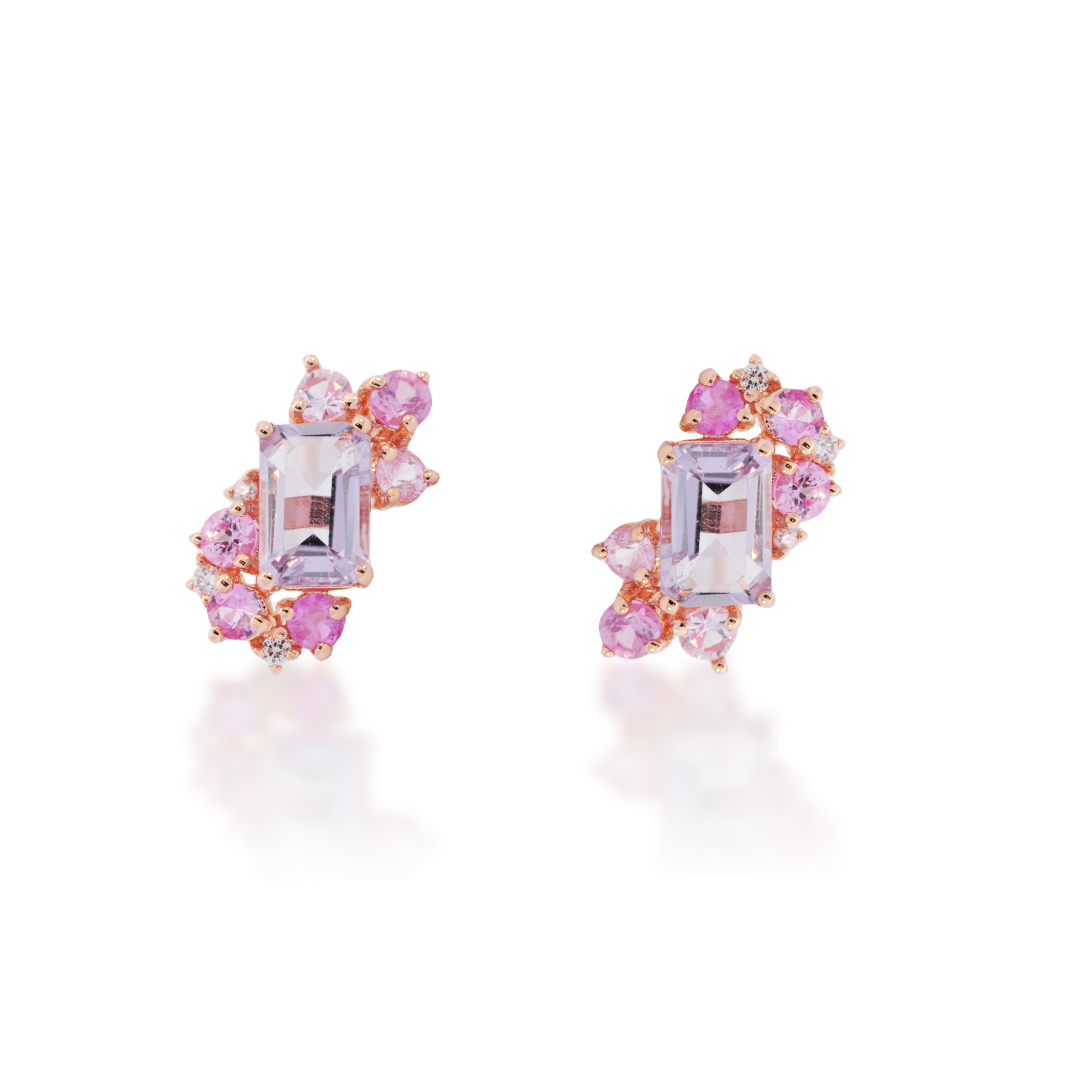 Lilac Bloom Earring