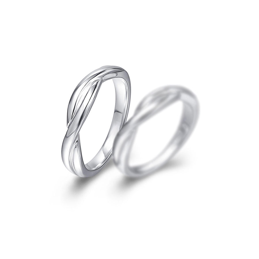 Mens infinity wedding sales band