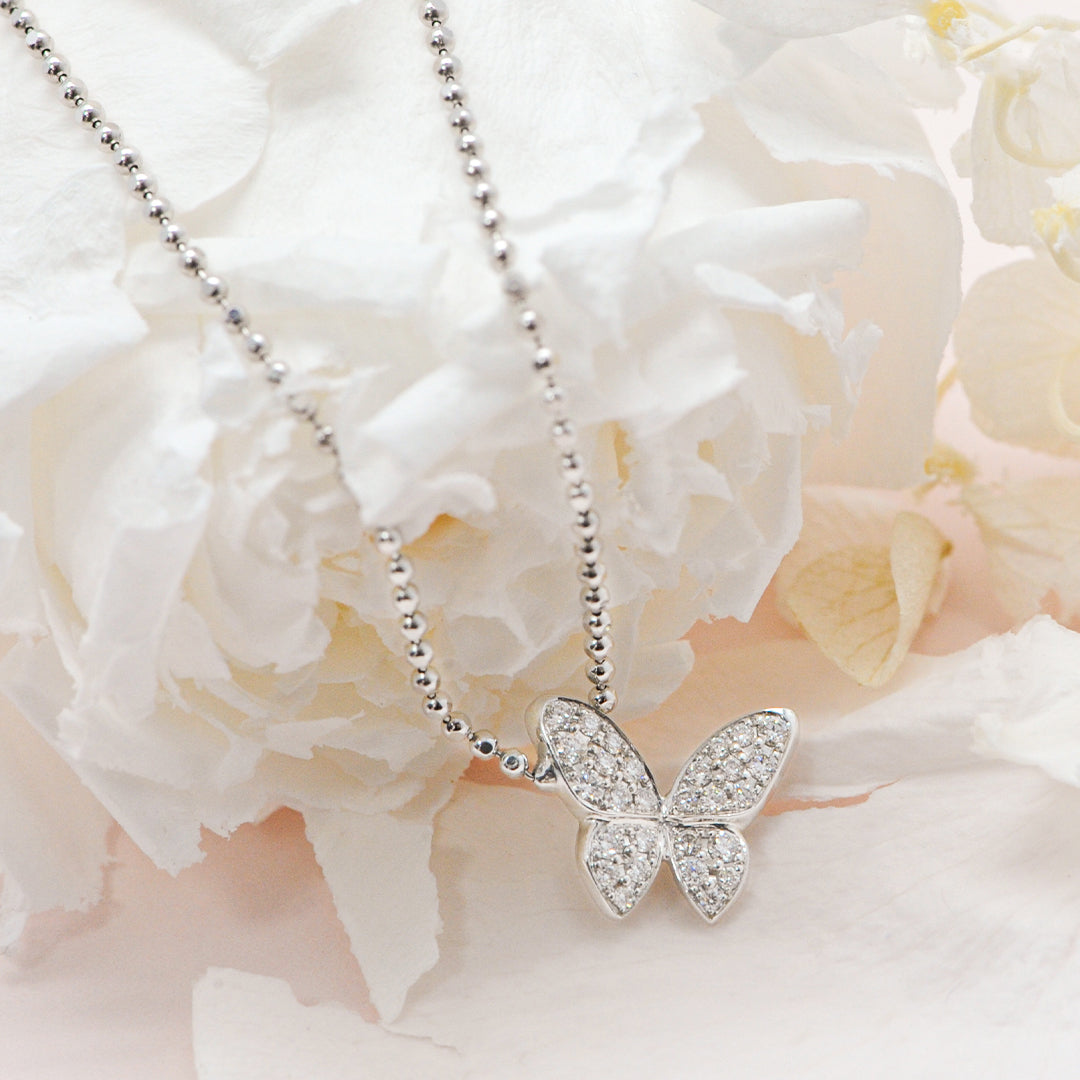 Butterfly Diamond Necklace