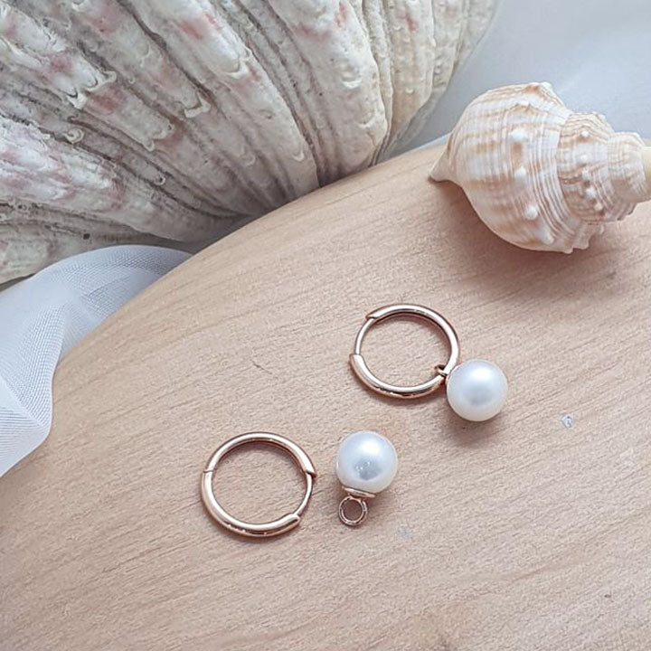 Freshwater Pearl Hoop