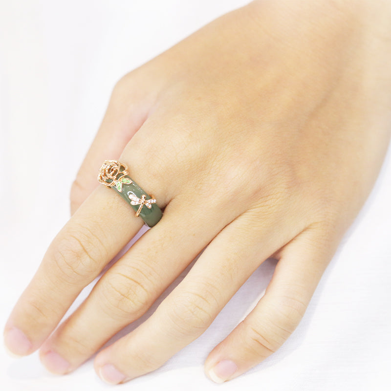 Summer Jade Ring