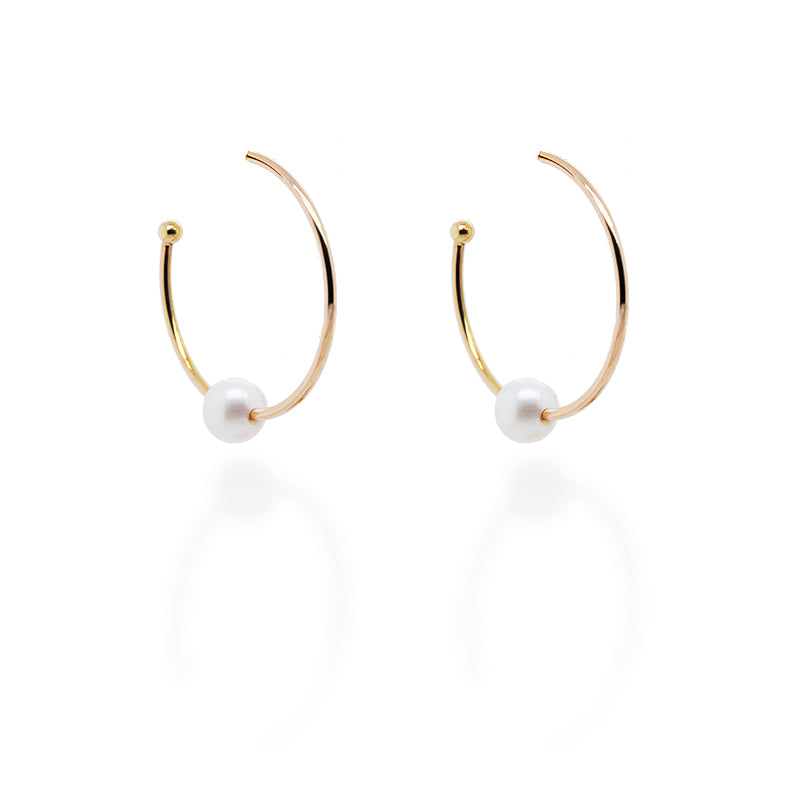 Gioia Pearl Hoop