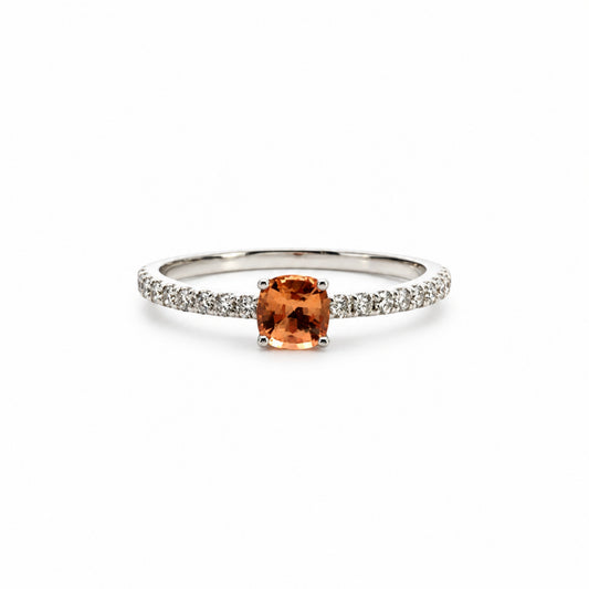 Sunlit Sapphire Ring