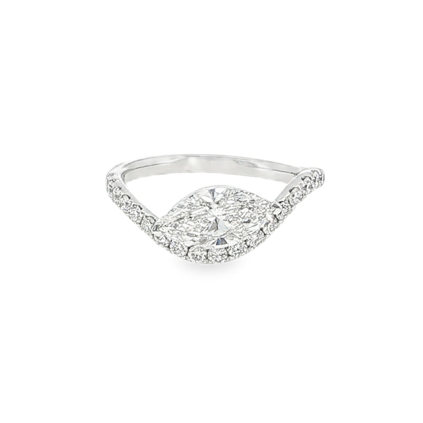 Marquise Wisp Ring