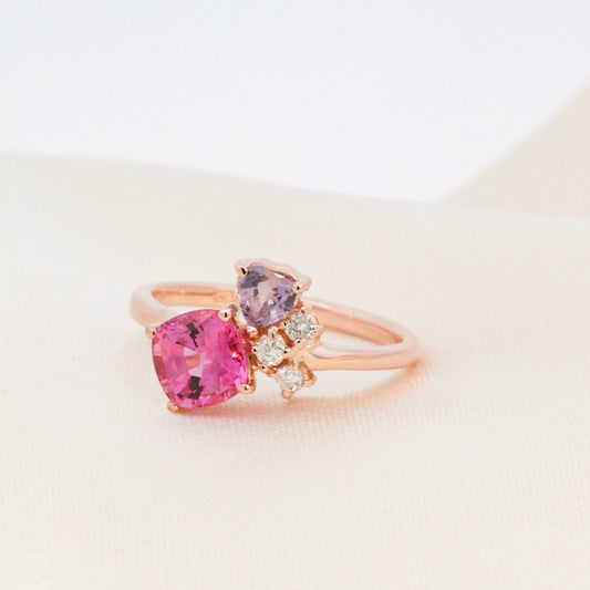 Pink Spinel Ring