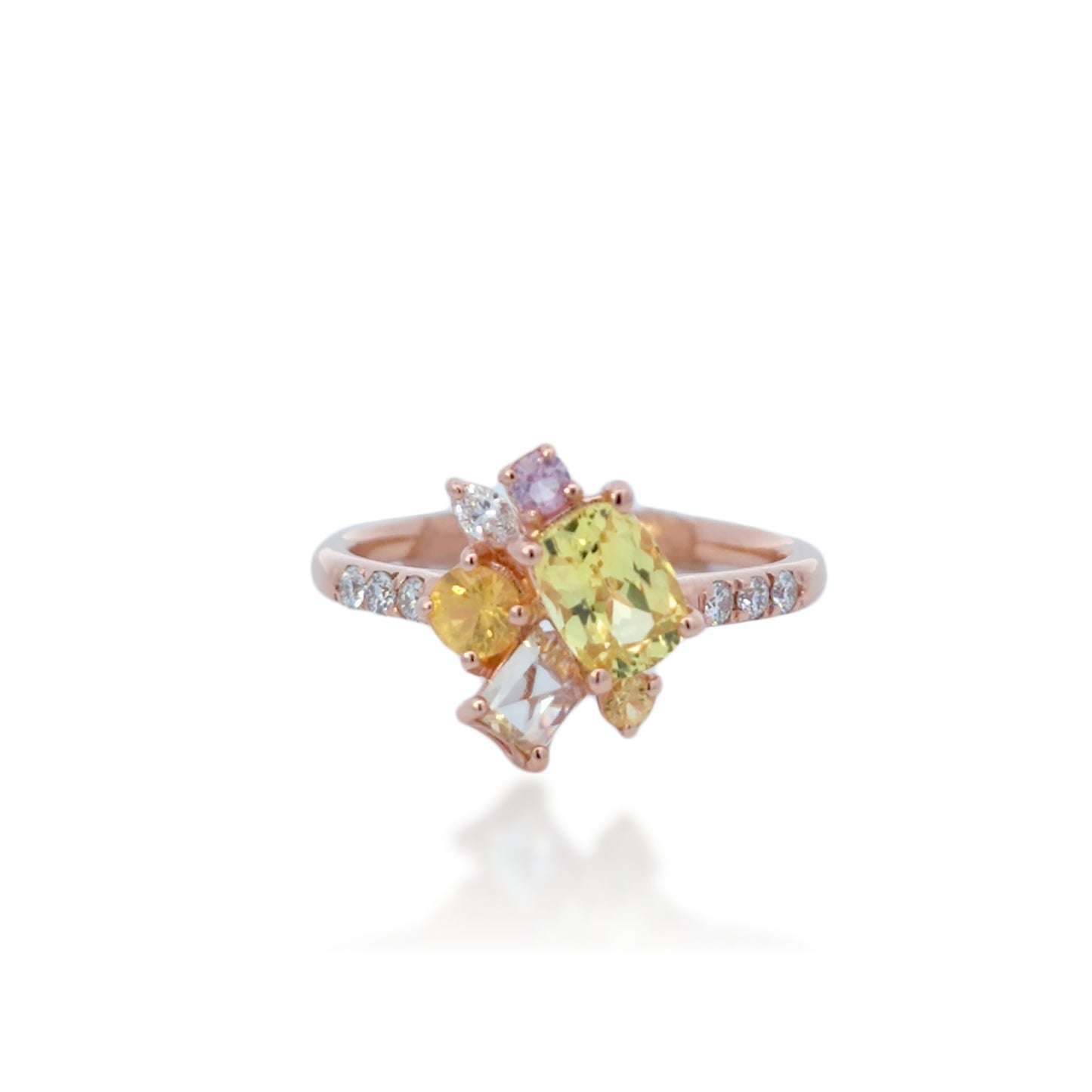 Sunset Confetti Ring