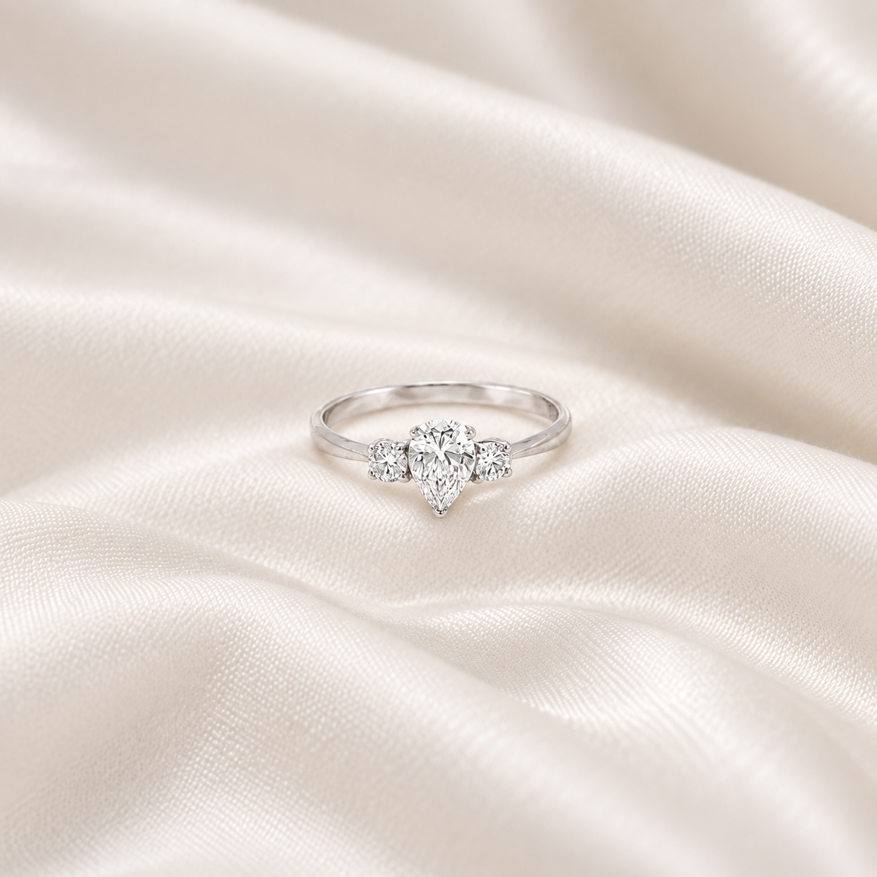 Pear Trilogy Ring