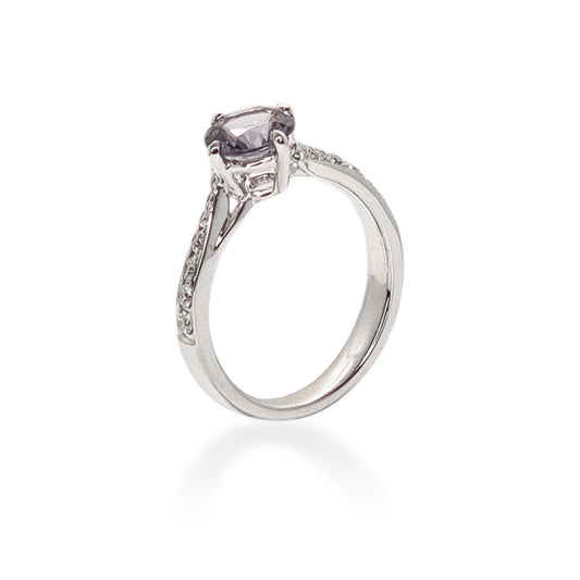 Grey Spinel Ring