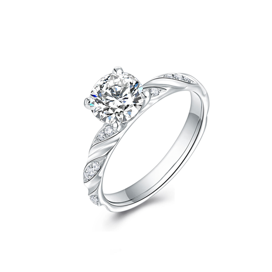 Whispering Hearts Engagement Ring