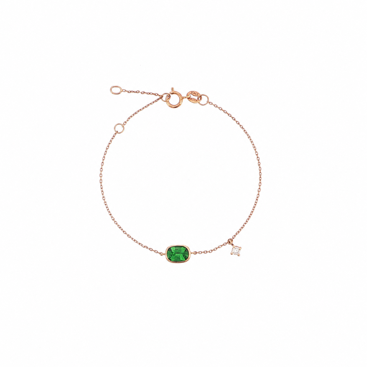 Tsavorite Drop Bracelet