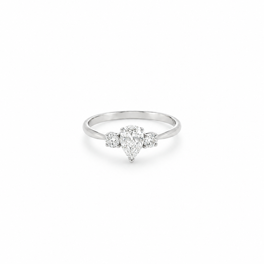 Pear Trilogy Ring