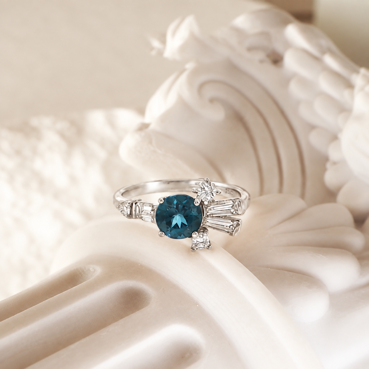 Blue Comet Ring