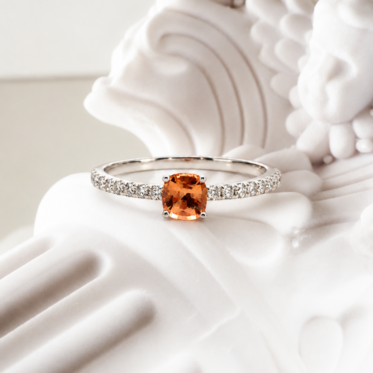 Sunlit Sapphire Ring
