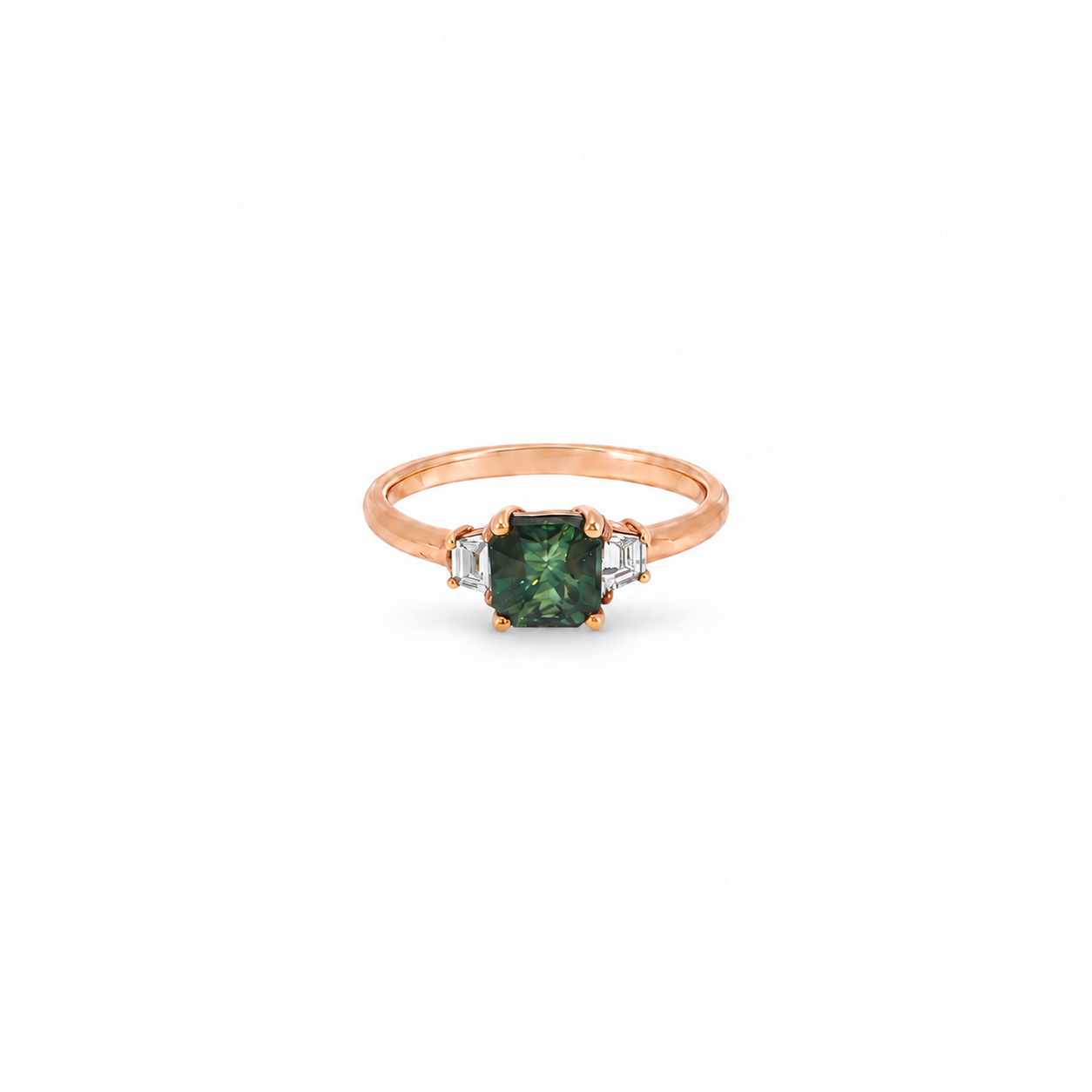 Green Sapphire Ring
