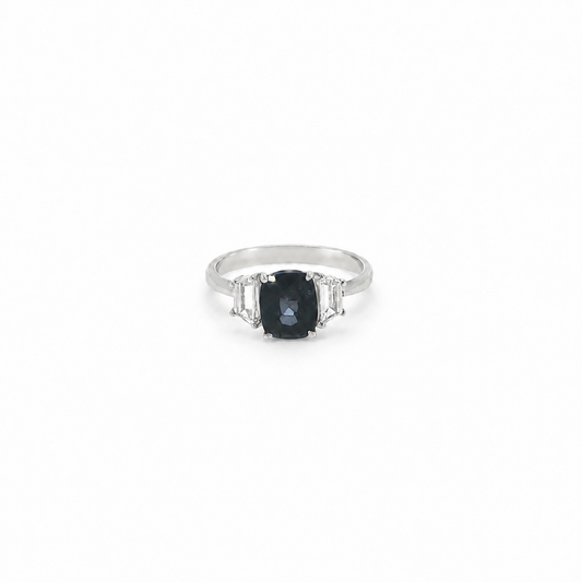 Midnight Blue Spinel Ring