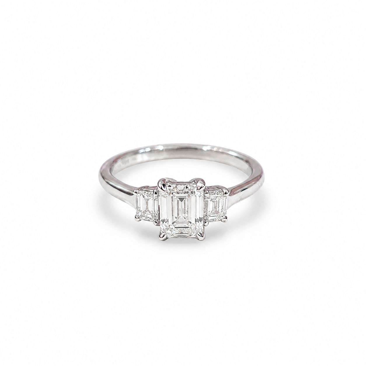 Emerald Trilogy Ring
