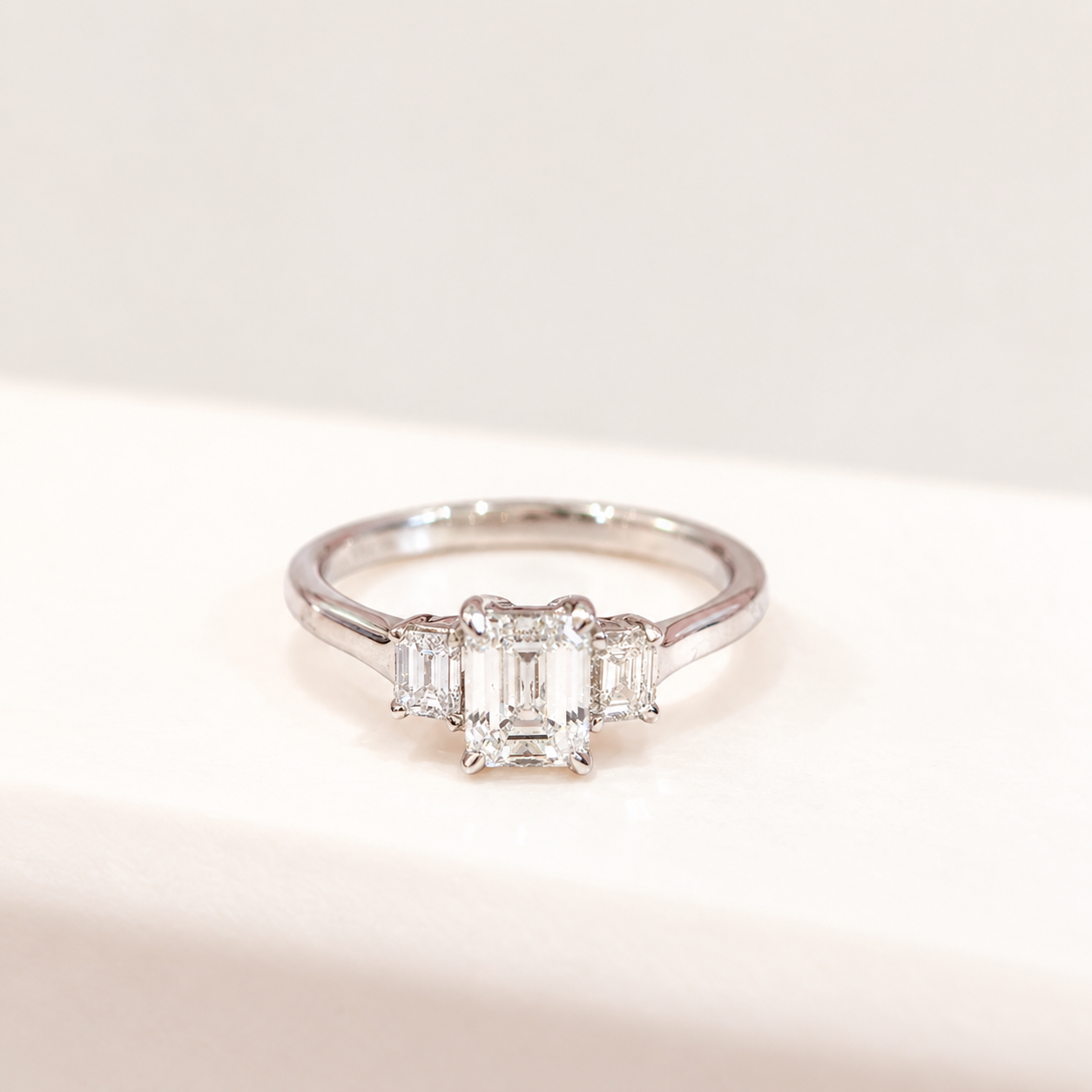Emerald Trilogy Ring