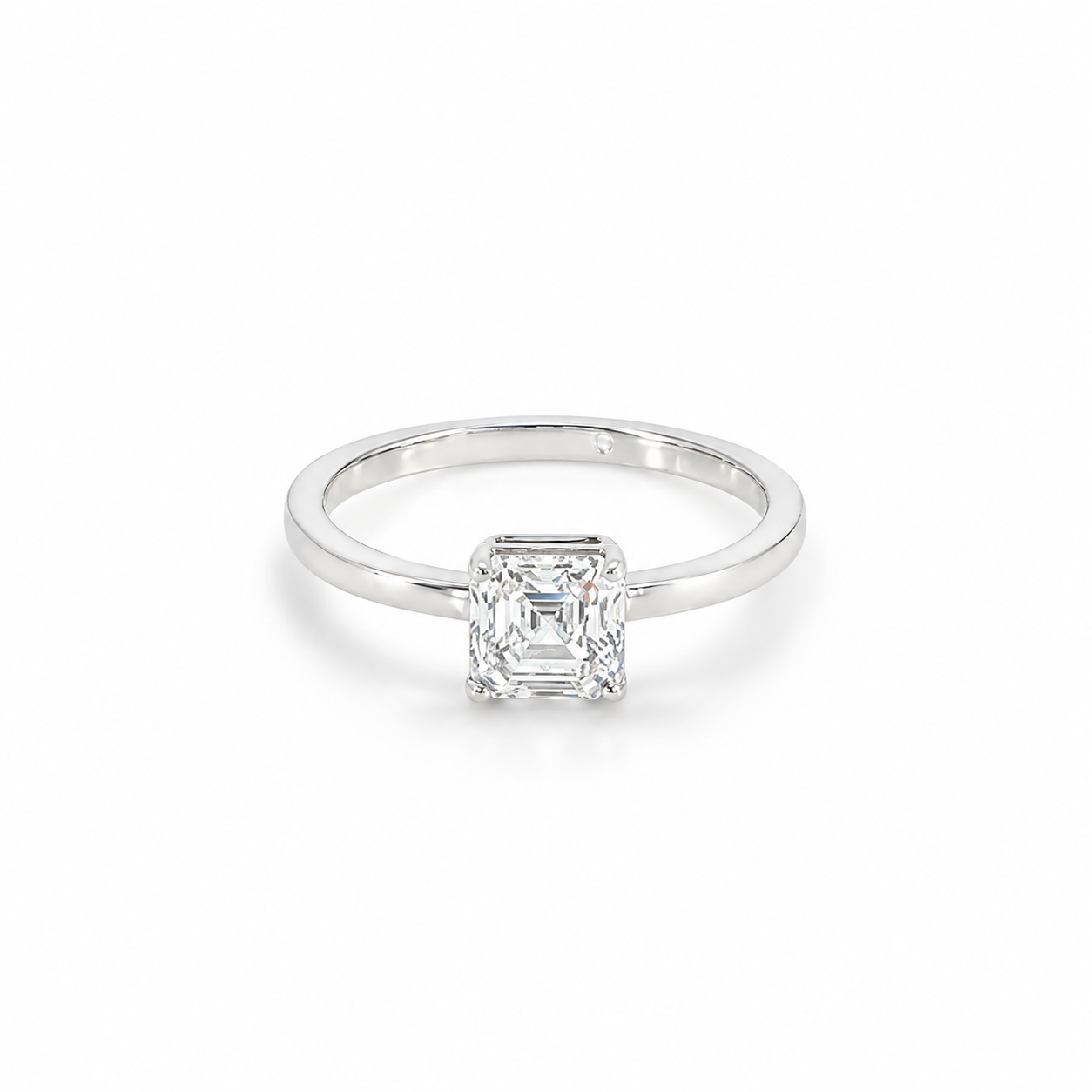 Deco Asscher Ring