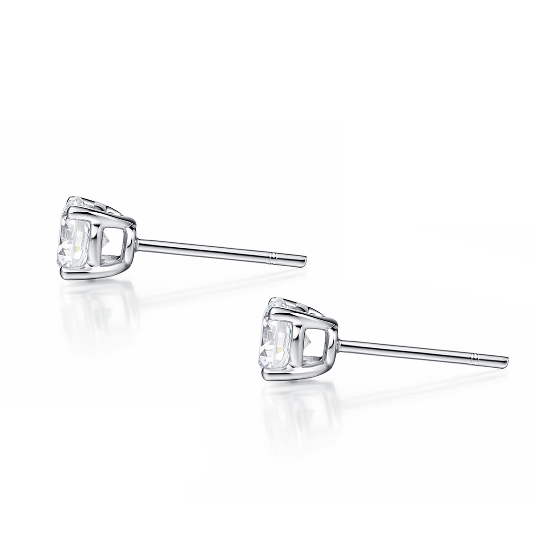 (0.90-1.0ct) Round Brilliant Lab Grown Diamond Stud Earrings
