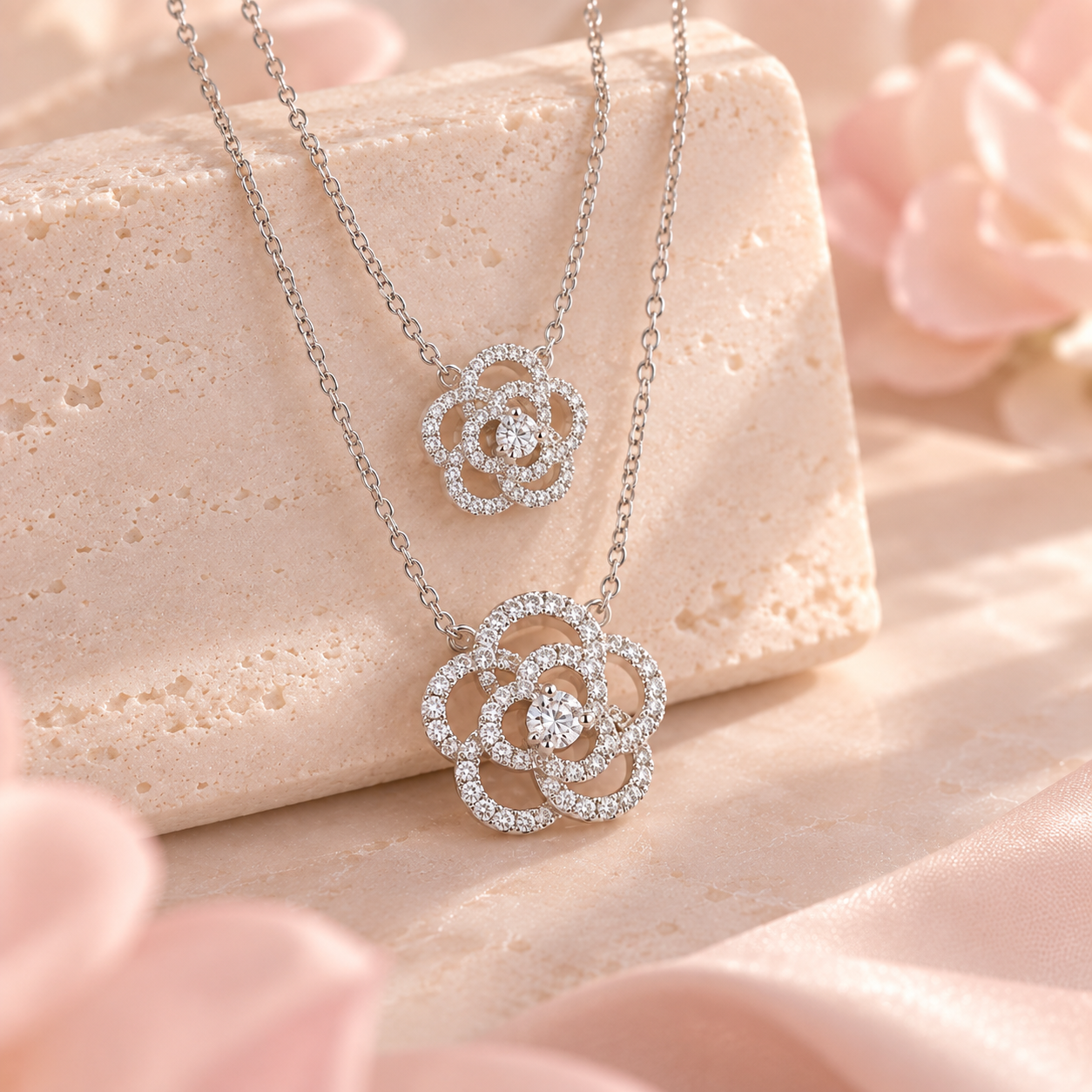 The Alba Rose Necklace