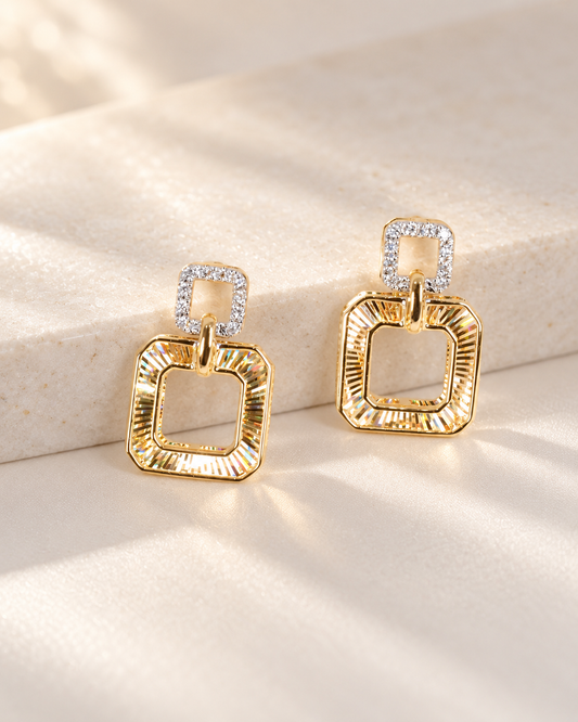 MUSE Square Radiance Earrings