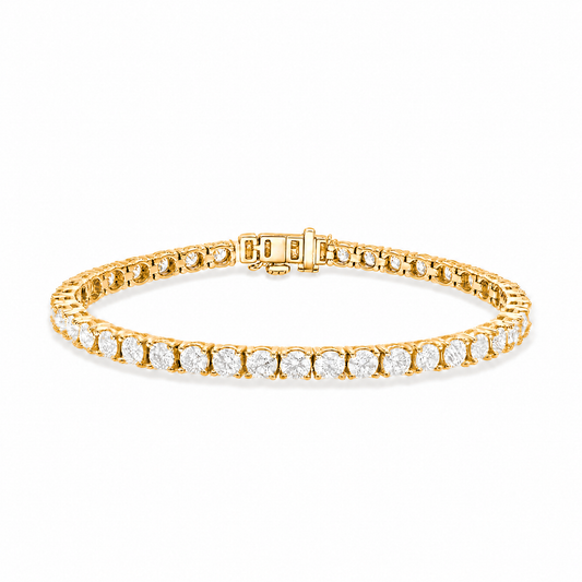 Lab-Grown Diamonds Full Tennis Bracelet (5ct)