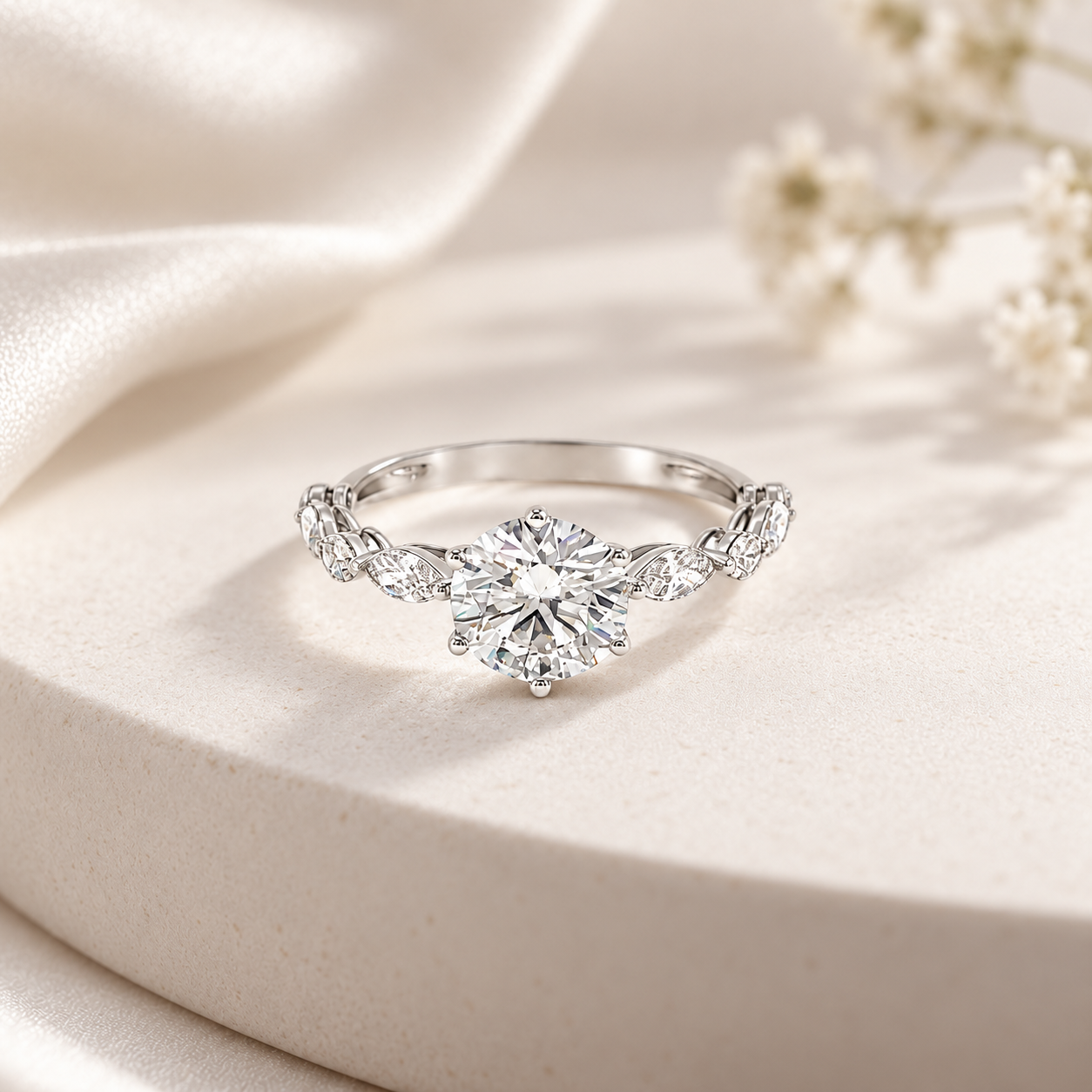 Stardust Halo Ring
