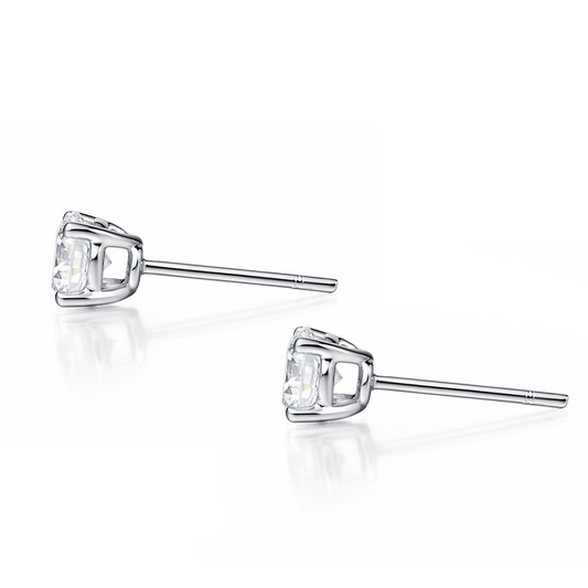 (1.30-1.4ct) Round Brilliant Lab Grown Diamond Stud Earrings
