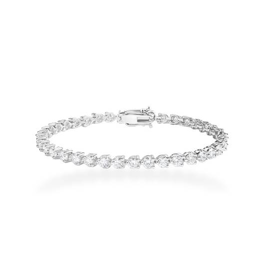 Lab-Grown Diamonds Full Tennis Bracelet