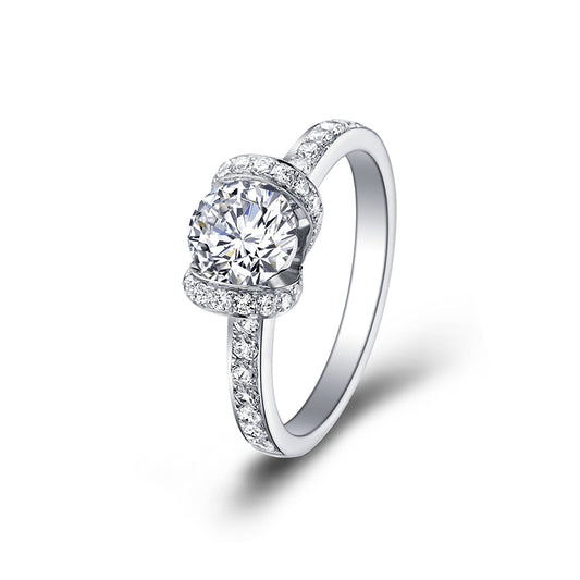 Ribboned Diamond Ring