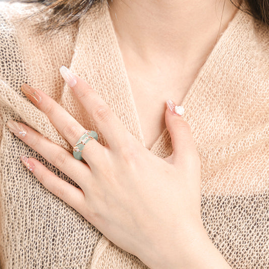 Autumn Jade Ring